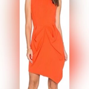 Finders Keepers Pink Skies Dress in Blood Orange Size Medium MSRP $150 Revolve